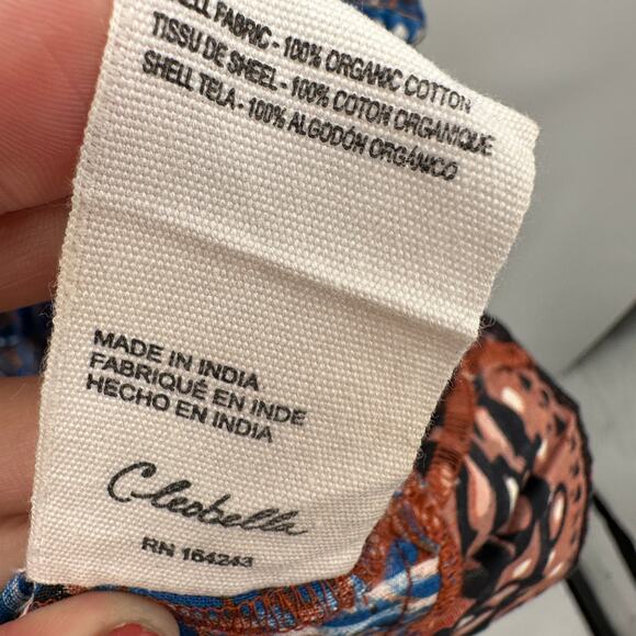 CLEOBELLA NWT Daya Organic Cotton Sleeveless Tank Top in Lazuli Blue // S - Picture 11 of 14